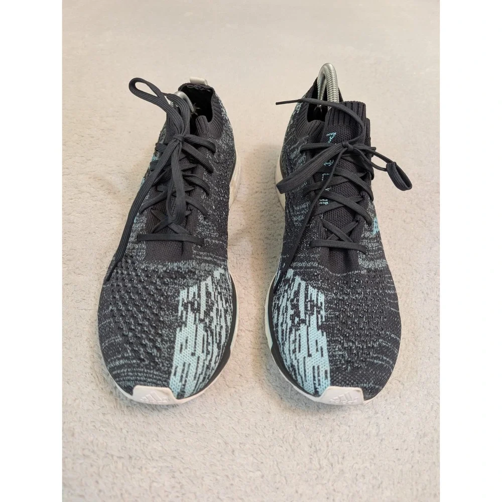 Adidas Men's AdiZero Prime Parley Gray‎ Knit Running Sneakers Size 12